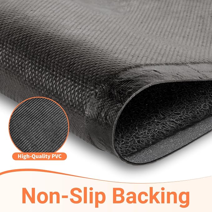 StepLively Door Mat Home Welcome Mats Outdoor and Indoor, Heavy-Duty Low-Profile Non-Slip Durable Front Welcome Mat Doormat for Home Entrance, Outside Entry, Yard, Floor, Patio (32''x20'', Grey) - Image 4