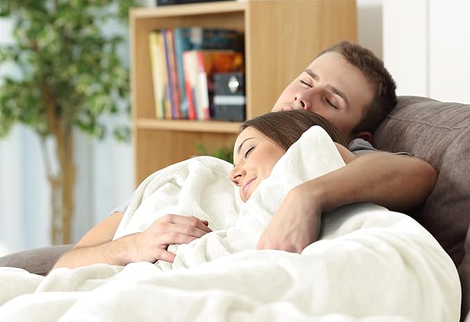 Utopia Bedding Fleece Blanket Twin Size Ivory (60x80 Inches) Ultra Soft Warm Lightweight Microfiber Breathable Anti-Static Cozy Bed Blanket, All-Season Home Decor Gift for Men & Women