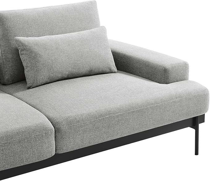 Modway EEI-6214-LGR Proximity Upholstered Fabric Sofa, Light Gray