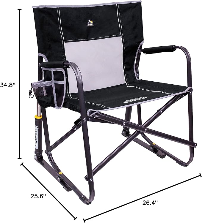 GCI Outdoor Freestyle Rocker XL Portable Folding Rocking Chair and Outdoor Camping Chair - Image 8