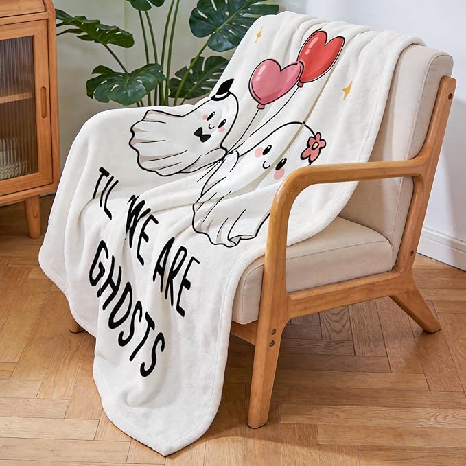 Anniversary Romantic Gifts for Women Men, Soft Flannel Love Blanket, Valentines Anniversary Birthday Gifts for Girlfriend Boyfriend, Engagement Wedding Gift for Wife Husband - 50’’ x 60’’