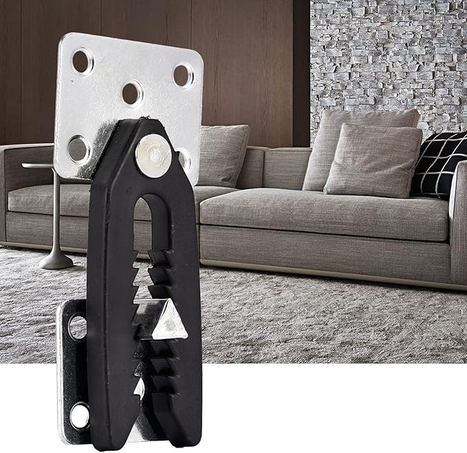 Sectional Couch Connector, 2 X Metal Sofa Joint Alligator Style Sectional Couch Connector