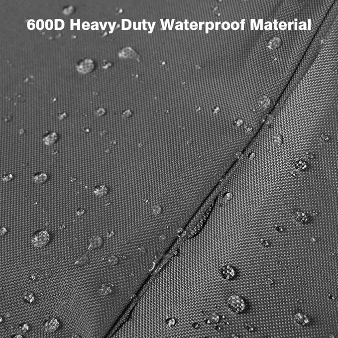 Vailge Stackable Patio Chair Cover,100% Waterproof Outdoor Chair Cover, Heavy Duty Lawn Patio Furniture Covers,Fits for 4-6 Stackable Dining Chairs,36"Lx28"Wx47"H,Grey - Image 4