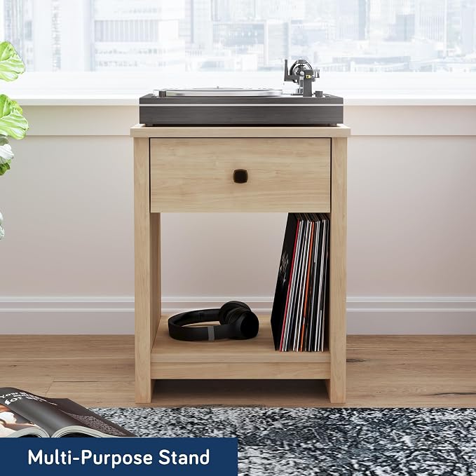 Sauder River Ranch Nightstand W/Drawer, Harvest Walnut Finish - Image 5