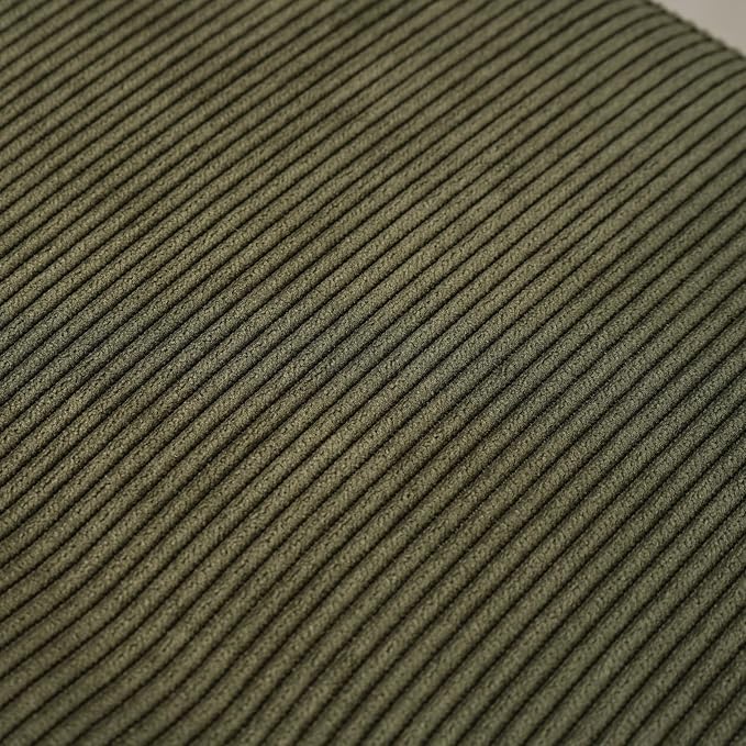 Comfy to go Entryway Bench - Green Bench for Bedroom, Modern Ottoman End of Bed, Corduroy Padded Benches for Living Room, Foyer, Mudroom, Hallway - 39" L x 14" W x 17" H - Image 10