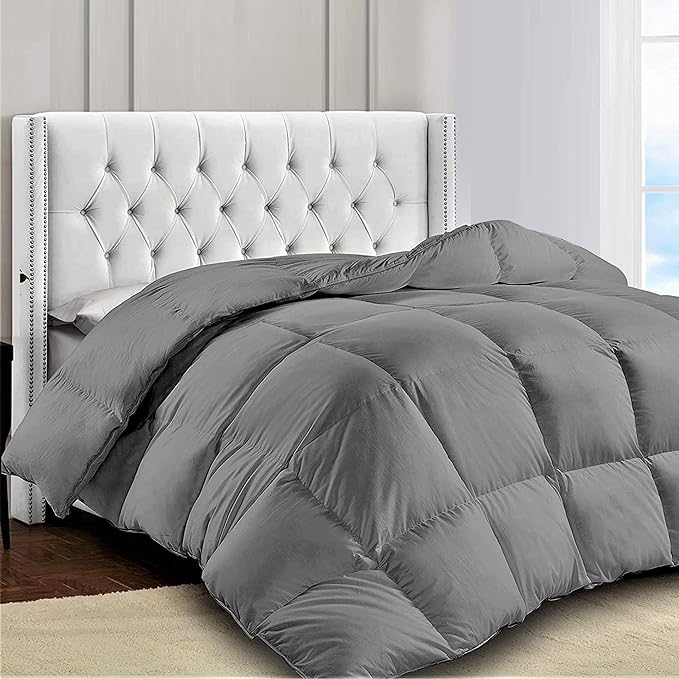 LUX Décor Twin Comforter – 92x68 Ultra-Soft Down Alternative Duvet Insert with Corner Tabs & Box Stitching, Hotel Quality Plush Microfiber Bedding, Oeko-TEX Certified - White