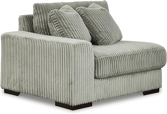 Signature Design by Ashley Modern Lindyn U-Shape Left-Arm Facing 4-Piece Sectional with Chaise with Reversible Cushion and Chaise, Gray
