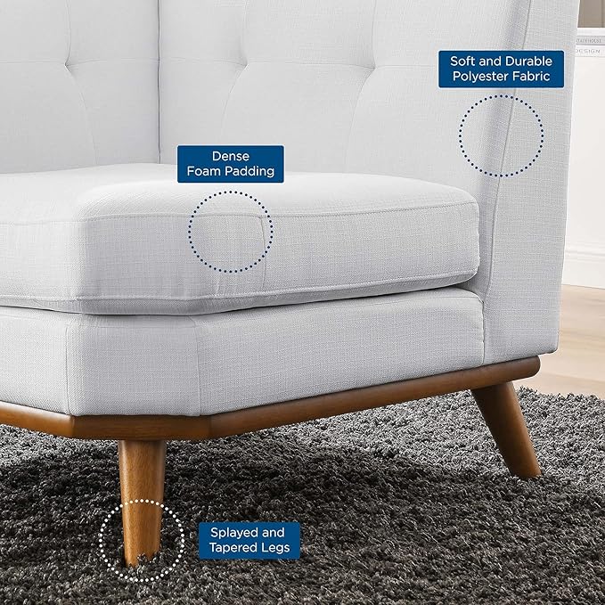 Modway Engage Corner, White 39.5 x 39.5 x 33.5