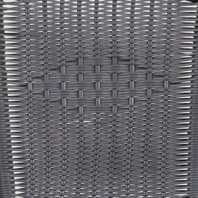 Flash Furniture Lila Modern Rattan Indoor/Outdoor Stackable Dining Chairs, Stacking Rattan Bistro Chairs for Patio or Restaurant, Set of 4, Gray - Image 14