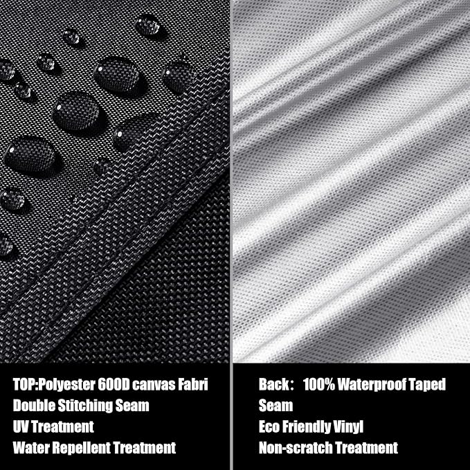 LCOGD Patio Furniture Cover,Outdoor Furniture Covers Waterproof General Purpose, Outdoor Sofa Sets Covers Heavy Duty Windproof Anti-UV 110”Lx78”Wx30”H… - Image 6