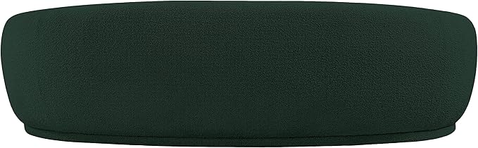 Meridian Furniture 693Green-S Hyde Collection Modern | Contemporary Boucle Fabric Upholstered Sofa, Green, 89.5" W x 38" D x 28" H