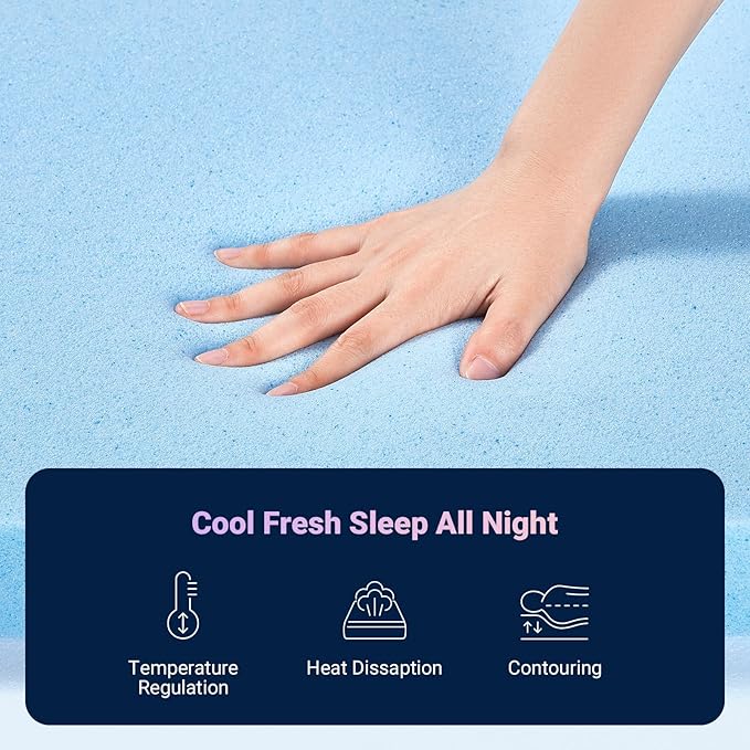 Avenco Queen Mattress, 12 Inch Queen Size Mattress in a Box, Medium Firm Hybrid Mattresses with Smarts™ Coil and Gel Memory Foam for Cool Night Sleep & Pressure Relief, CertiPUR-US Certified