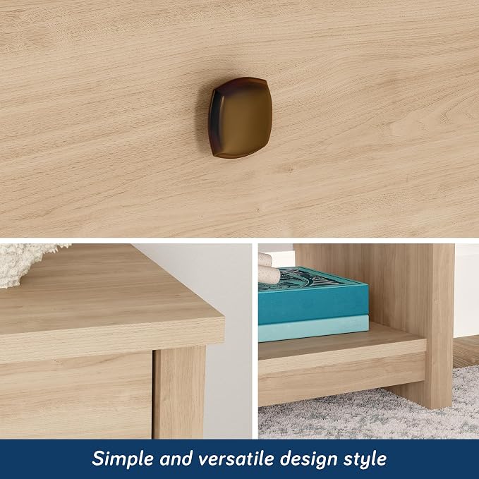 Sauder River Ranch Nightstand W/Drawer, Harvest Walnut Finish - Image 7