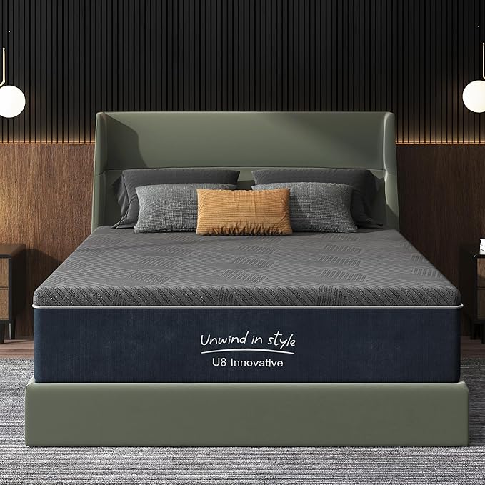 10 Inch Gel Memory Foam Mattress Full Size, Medium Firm Pressure Relief, CertiPUR-US Certified, with Removable Washable Cover, Mattress in a Box