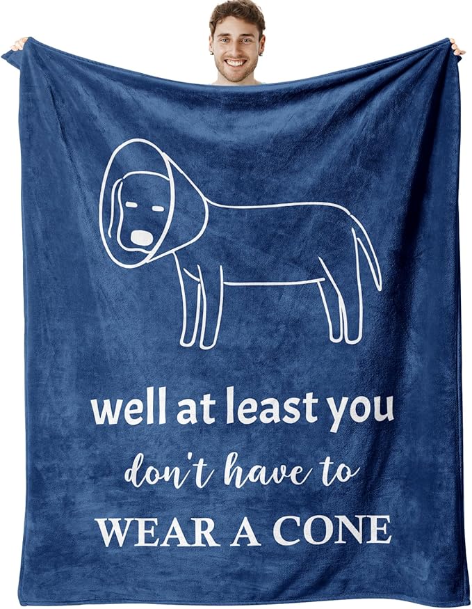 Get Well Gifts for Men, Get Well Gifts After Surgery, Get Well Soon Gifts for Men/Teenage Boys, Feel Better Gift Throw Blanket 60" x 50"