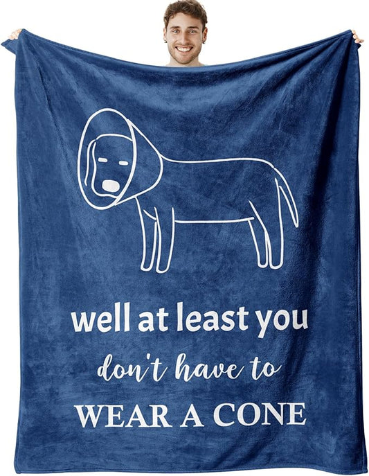 Get Well Gifts for Men, Get Well Gifts After Surgery, Get Well Soon Gifts for Men/Teenage Boys, Feel Better Gift Throw Blanket 60" x 50"