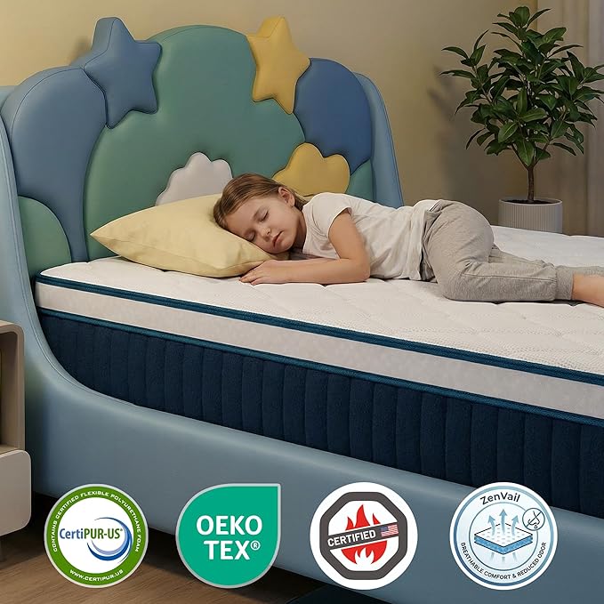 King Size Mattress - 12 Inch King Mattress- Hybrid Memory Foam Mattress,Pressure Relief, Cooling Breathable Cover, CertiPUR-US Certified, Bed-in-a-Box