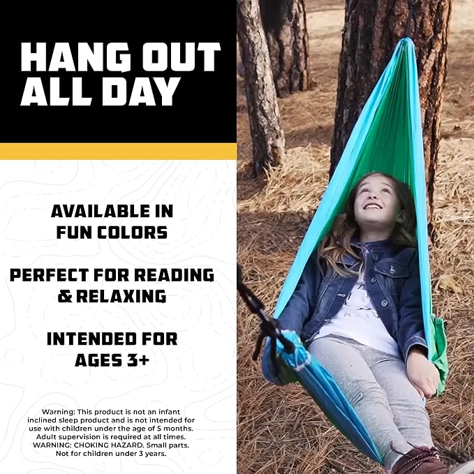 Wise Owl Outfitters Camping Hammock – 500lbs Portable Hammock with Tree Straps - Travel, Backpacking, Hiking, Outdoors Camping Gear - Single or Double - Image 7