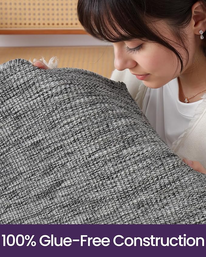 DEXI Dirt Trapper Door Mat, 24x39 Washable Doormat, Dirt Resistant and Absorbent, Easy Clean Low-Profile Floor Rugs for Entryway, Front Door, and Inside Entrance, Dark Grey - Image 6