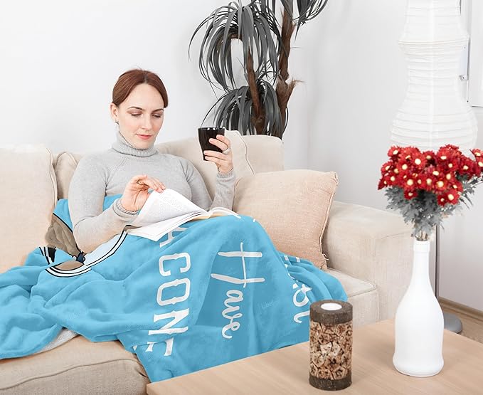 Get Well Gifts for Women/Men After Surgery, Sympathy Gift, Feel Better/Get Well Soon Gifts for Women, Surgery Recovery Gift for Men, at Least You Dont Have to Wear A Cone Blanket 50"x60"