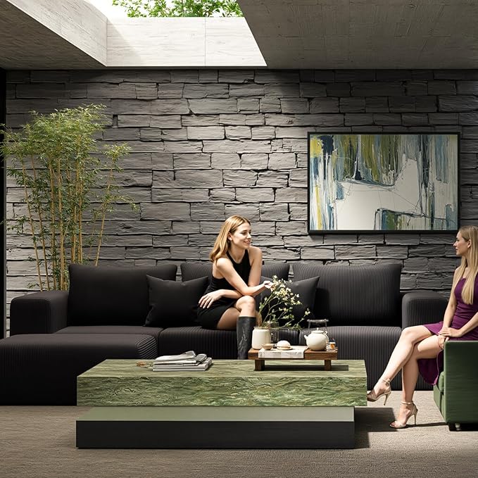 Modern L-Shaped Modular Sectional Couches for Living Room, Bedroom, Oversized 4 Seater Upholstered Boneless Sofa with Ottoman, Deep Seat, Pockets No Assembly Required (Gray) | Corduroy Sofa, High-density Foam, No Assembly Required, Sectional Couches