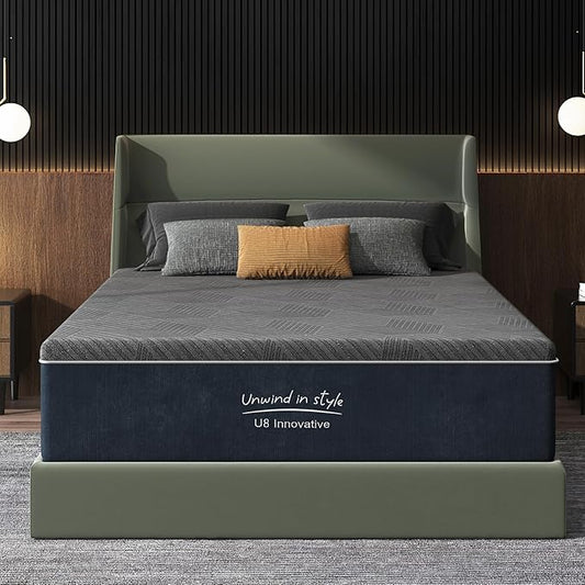 12 Inch Gel Memory Foam Mattress Twin Size, Medium Firm Pressure Relief, CertiPUR-US Certified, with Removable Washable Cover, Mattress in a Box