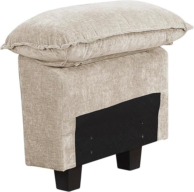 Lexicon Modular Sectional Sofa, Module for Sectional Couch, 2 Arms with Adjustable Pillow Top Set, Left and Right Sofa Arm, Soft Upholstery, Durable Frame, Customizable Comfort, Chenille Light Taupe