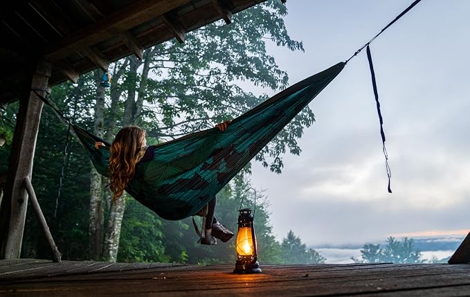 ENO, Eagles Nest Outfitters DoubleNest Lightweight Camping Hammock, 1 to 2 Person, Special Edition Colors, ATC - Image 7