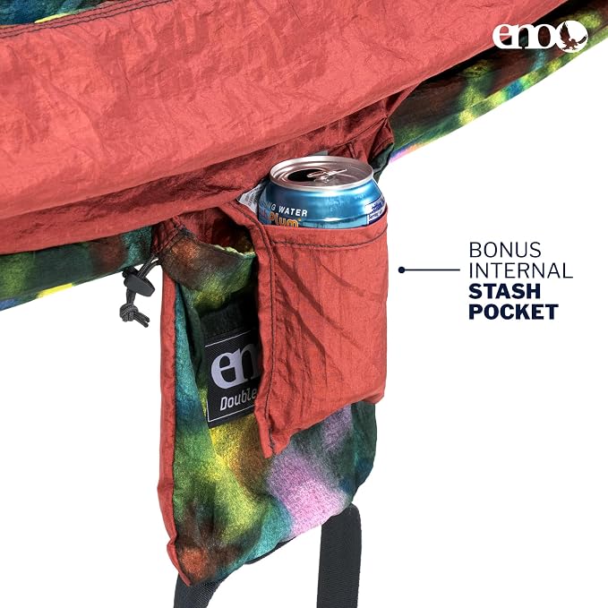 ENO, Eagles Nest Outfitters DoubleNest Lightweight Camping Hammock, 1 to 2 Person, Special Edition Colors, ATC - Image 3