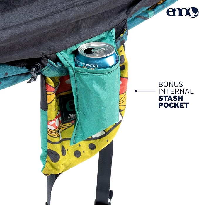 ENO, Eagles Nest Outfitters DoubleNest Lightweight Camping Hammock, 1 to 2 Person, Special Edition Colors, ATC - Image 3