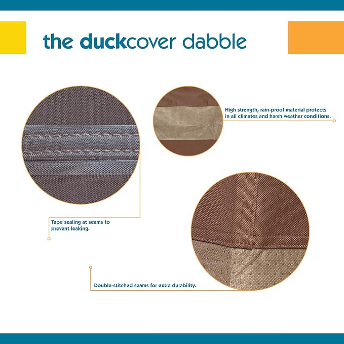 DUCKCOVERS Ultimate Waterproof 26 Inch High Back Patio Chair Cover, Stackable Chair Covers - Image 14