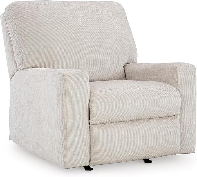 Signature Design by Ashley Aviemore Casual Rocker Recliner, Light Gray