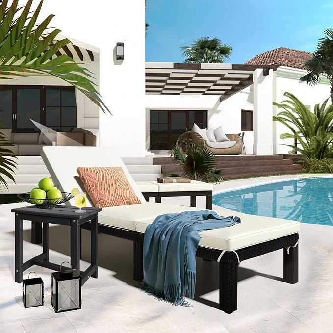 GARDENSTAR Adirondack Square Side Table,one-Tier Outdoor end Table, Patio Side Table for Pool,Porch,Backyard,Relaxing Companion - Image 2