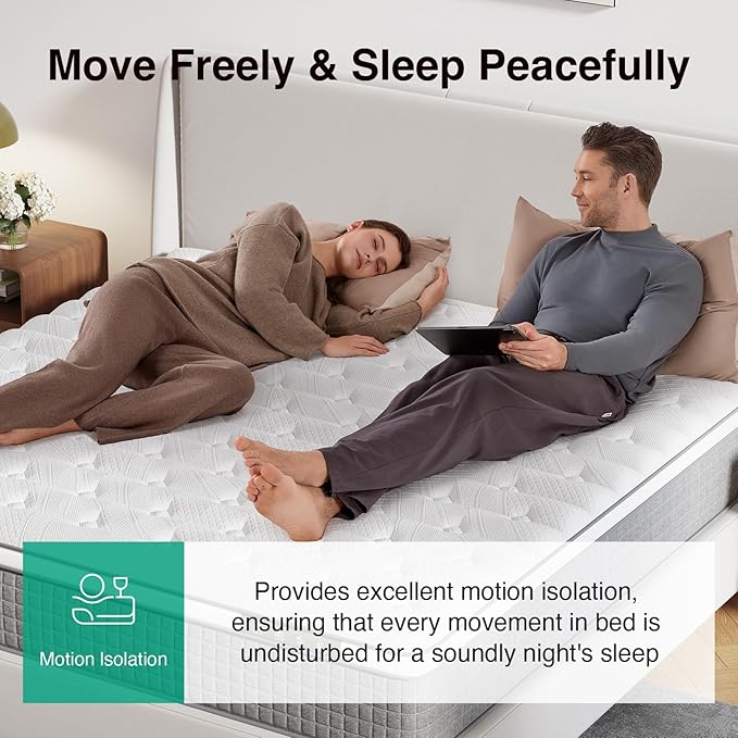 Novilla 12 Inch XL Twin Mattress,Twin XL Hybrid Mattress with Gel Memory Foam,Pocketed Coils & Nylon Cooling Fabric for Targeted Support Zones & Spinal Alignment Mattresses in a Box for Kids