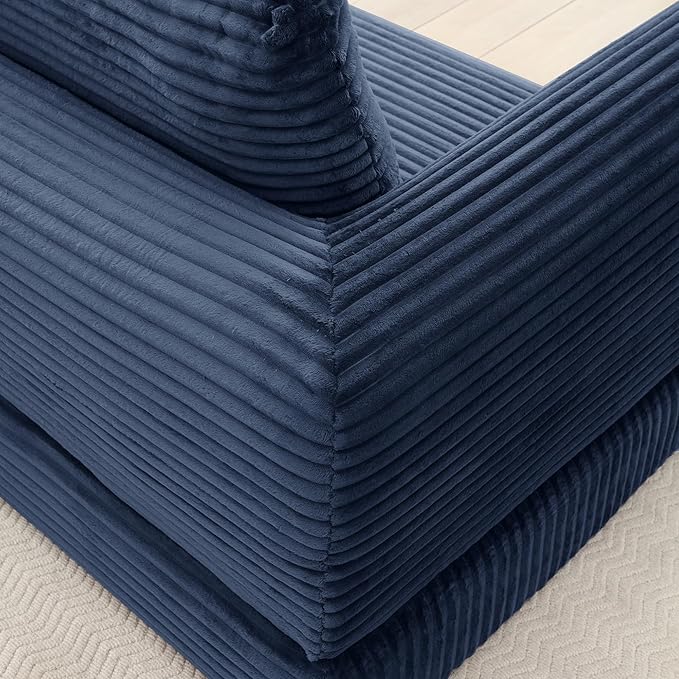 Foldable Boneless Love Seat Couches in a Box, Modern Floor Foam Sleeper Sofa Bed 2-in-1 Convertible Cloud Sofa for Home Apartments Bedroom