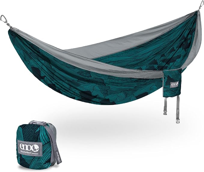 ENO, Eagles Nest Outfitters DoubleNest Lightweight Camping Hammock, 1 to 2 Person, Special Edition Colors, ATC by EaglesNestOutfitters
