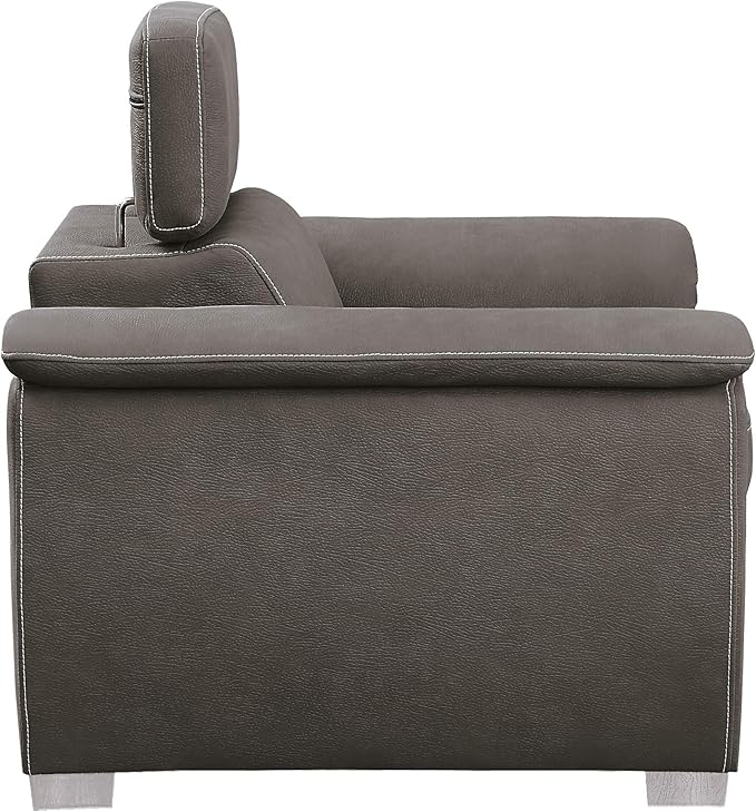Homelegance Ferriday 45" Convertible Lounger Chair, Taupe