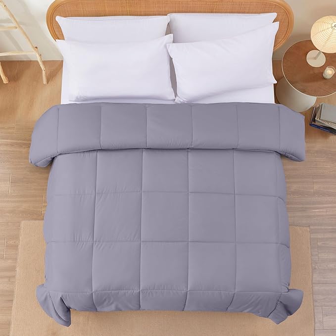 Modern Threads Down Alternative Reversible Comforter Purple/Silver King