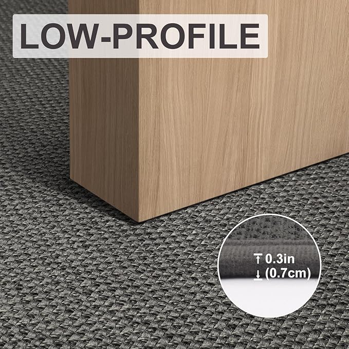 LEKEEPGO Door Mat 17"x29", Non Slip Door Mat Indoor Entrance, Rubber Backing Indoor Door mats Washable Absorbent Low-Profile Doormat Front Entryway Entry Resist Dirt Inside Door Mats, Grey - Image 6