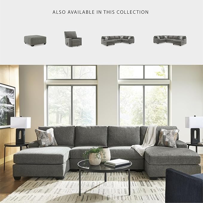 Signature Design by Ashley Seyler Lane Urban Rocking One Pull Recliner with Adjustable Backrest, Gray