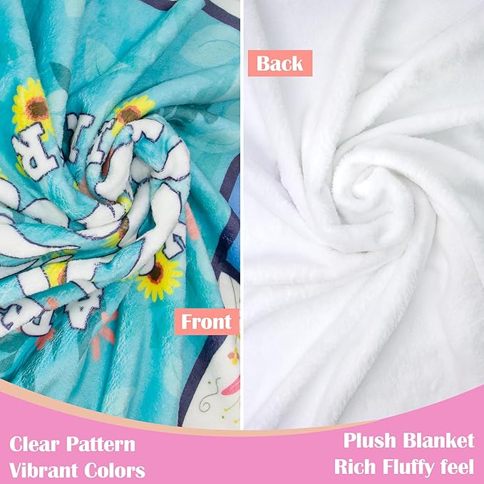 Get Well Gifts for Women, Inspirational Healing Blanket, Feel Better After Surgery Gifts, Soft Warm Hug Blanket Throw 60"x50"