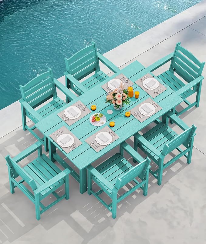 SERWALL Patio Dining Chair Set of 2, Aruba - Image 6