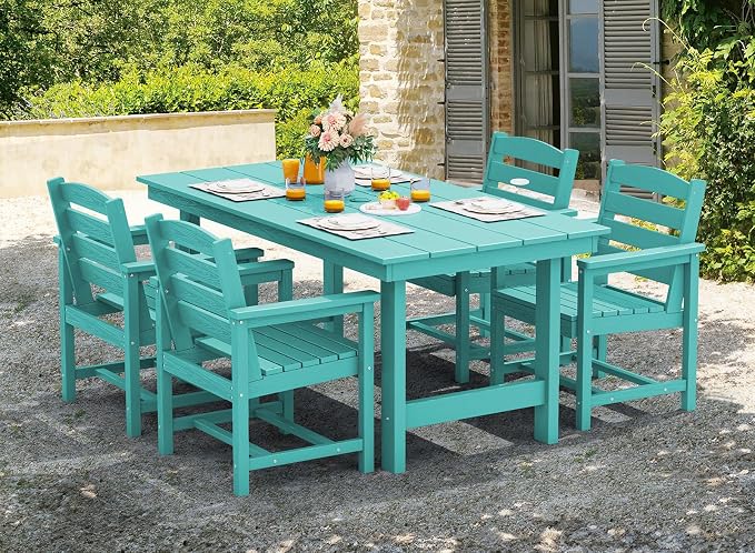 SERWALL Patio Dining Chair Set of 2, Aruba - Image 7