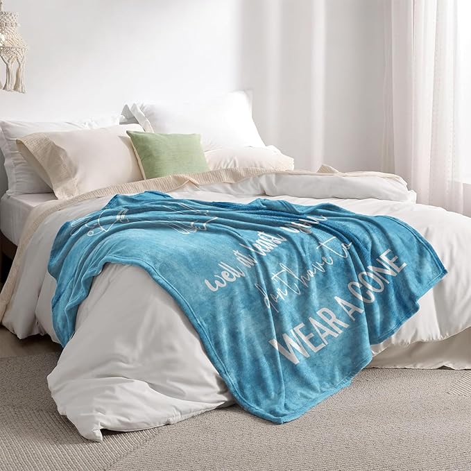 Get Well Gifts for Men, Get Well Gifts for Women After Surgery, Gift for Recovery After Surgery, Get Well Soon/Feel Better Gifts for Women, Get Well Gifts Throw Blanket 60" x 50"