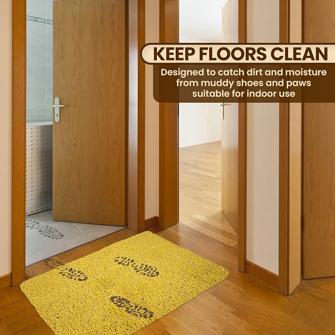 Premium Microfiber Indoor Door Mat – 36"x72" Washable Entry Mat, Non-Slip, Waterproof Backing, Super Absorbent, Low Profile Entryway Doormat for Indoor Entrance - Image 4