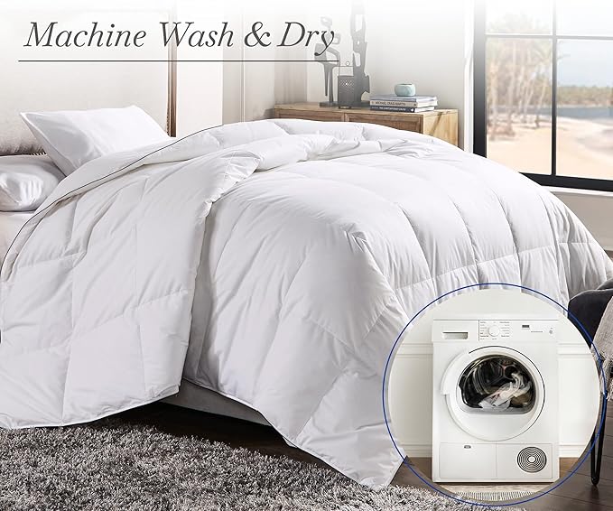 California Design Den Bulk Pack of 4 Twin XL/Twin Down Alternative Comforter - All-Season Down Alternative, Quilted, Fluffy, Soft, Breathable, Machine Washable with Corner Tabs - White