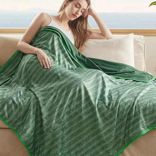 Guohaoi Cooling Blanket (90"x90"Queen Size) for Hot Sleepers and Night Sweats,100% Oeko-Tex Certified,Arc-Chill Q-Max >0.5 Cool Fiber,Ultra Cold Breathable,Comfortable,All-Season.