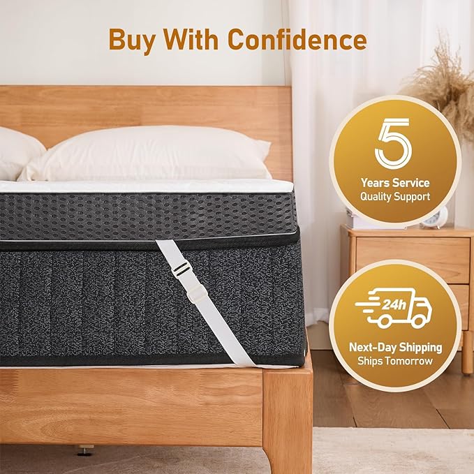 Extra Firm Mattress Topper Twin-XL: 3 Inch High Density Foam Mattress Pad, Super Support for Back Pain Relief, Cooling Gel Breathable Washable Anti-Slip Cover, CertiPUR-US Oeko-Tex Certified 80x38