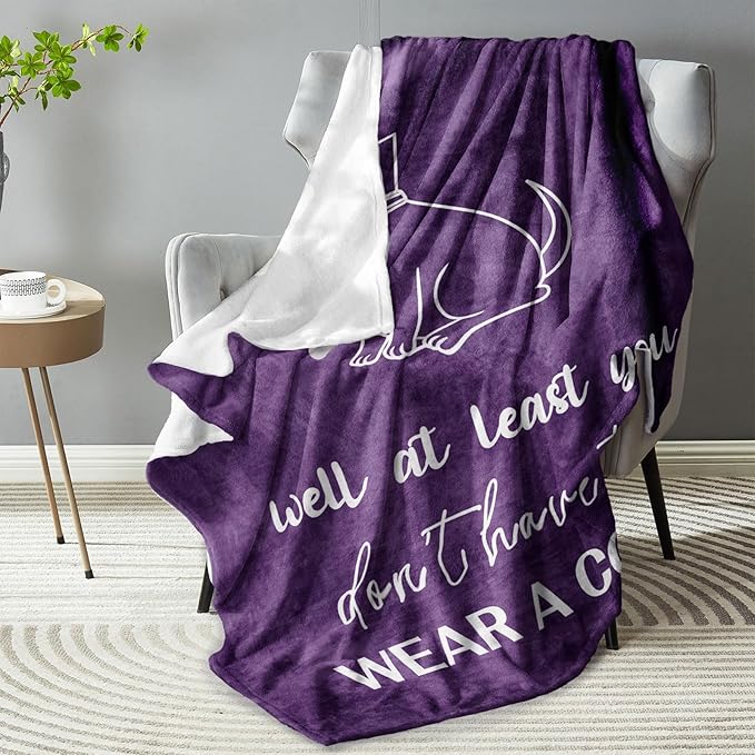 Get Well Gifts for Women, Get Well Soon Gifts for Women After Surgery, Feel Better/Recovery After Surgery Gift for Woman/Teenage Girl Throw Blanket 60" x 50"