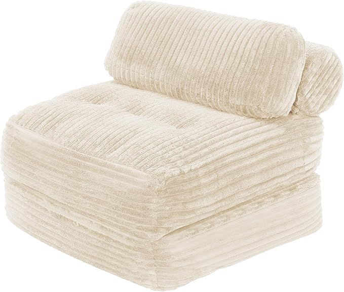 Loveseat Cloud Sofa, Modern Loveseats 2 Seat Couch Deep Seat with Pillows for Small Spaces Apartment Office Bedroom Living Room, Beige